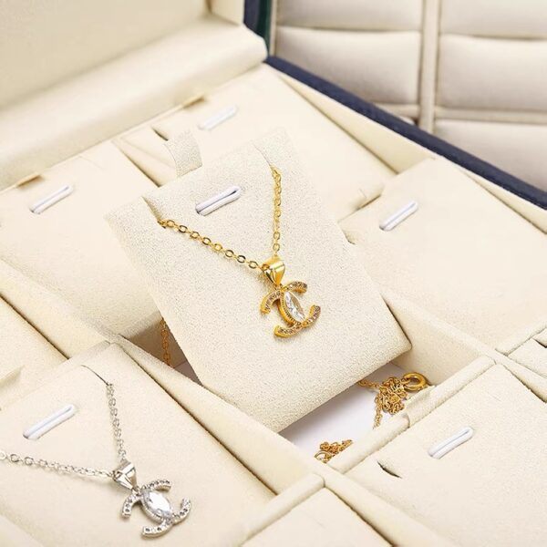 PU leather plastic jewelry storage box